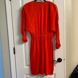 L’agence Zipper Long Sleeve Dress